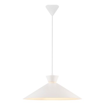 Nordlux - Lestenec na vrvici DIAL 1xE27/40W/230V pr. 45 cm bela