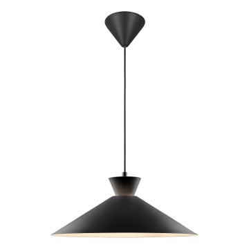 Nordlux - Lestenec na vrvici DIAL 1xE27/40W/230V pr. 45 cm črna