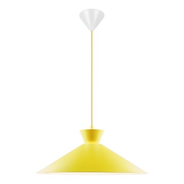 Nordlux - Lestenec na vrvici DIAL 1xE27/40W/230V pr. 45 cm rumena