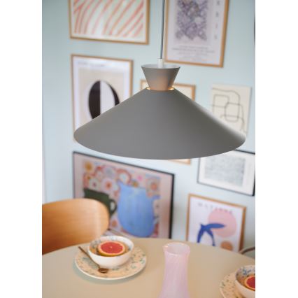 Nordlux - Lestenec na vrvici DIAL 1xE27/40W/230V pr. 45 cm siva