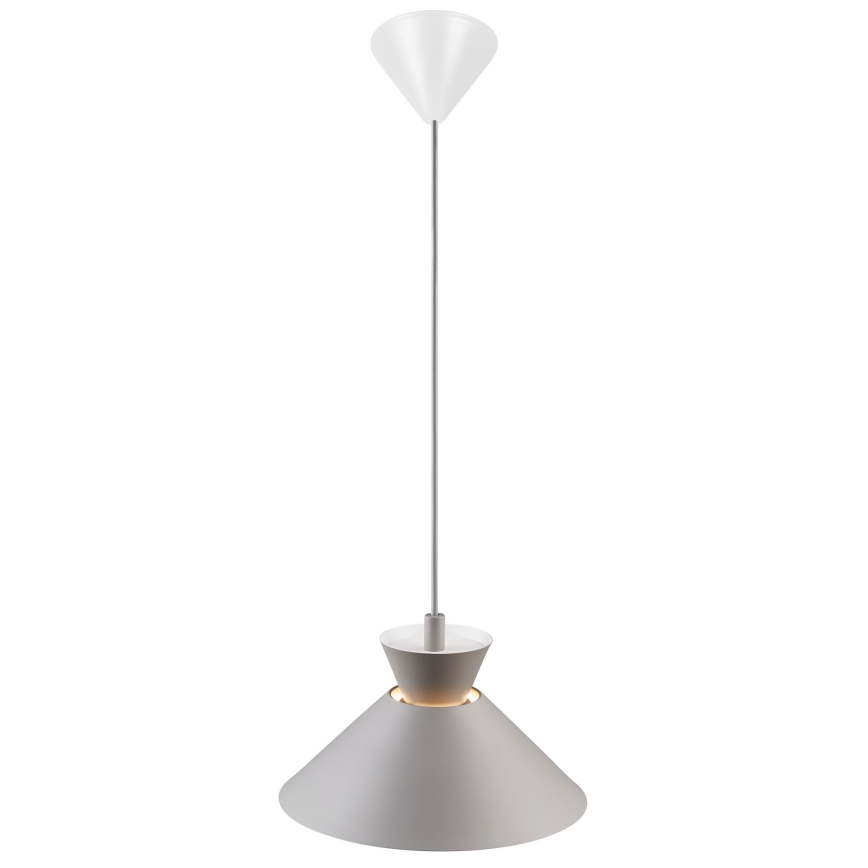 Nordlux - Lestenec na vrvici DIAL 1xE27/40W/230V pr. 25 cm siva