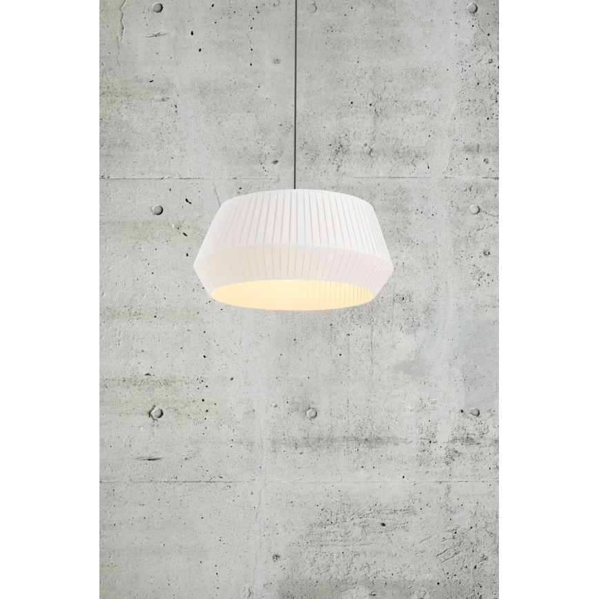 Nordlux - Lestenec na vrvici DICTE 1xE27/60W/230V pr. 53 cm bela
