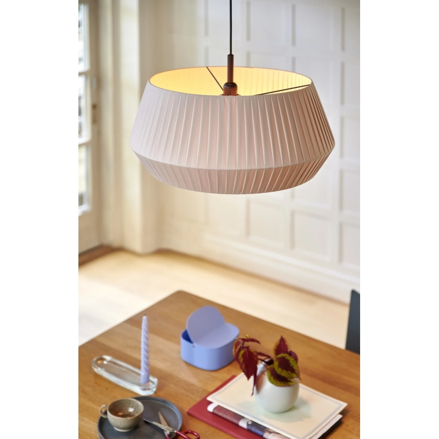 Nordlux - Lestenec na vrvici DICTE 1xE27/60W/230V pr.53 cm bež