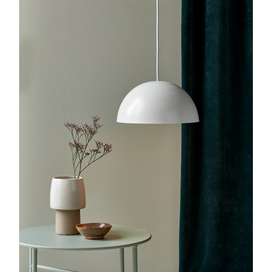 Nordlux - Lestenec na vrvici ELLEN 1xE27/40W/230V bela
