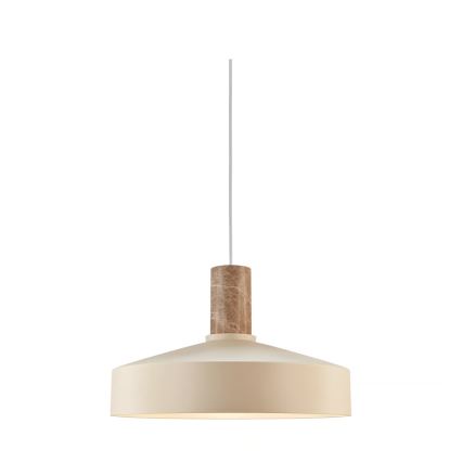 Nordlux - Lestenec na vrvici ELVAS 1xE27/60W/230V pr. 37,5 cm bež