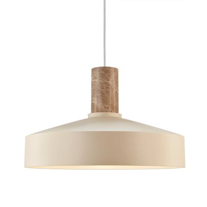 Nordlux - Lestenec na vrvici ELVAS 1xE27/60W/230V pr. 37,5 cm bež