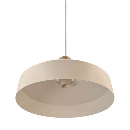 Nordlux - Lestenec na vrvici ELVAS 1xE27/60W/230V pr. 37,5 cm bež
