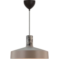 Nordlux - Lestenec na vrvici ELVAS 1xE27/60W/230V pr. 37,5 cm rjava