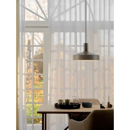 Nordlux - Lestenec na vrvici ELVAS 1xE27/60W/230V pr. 37,5 cm rjava