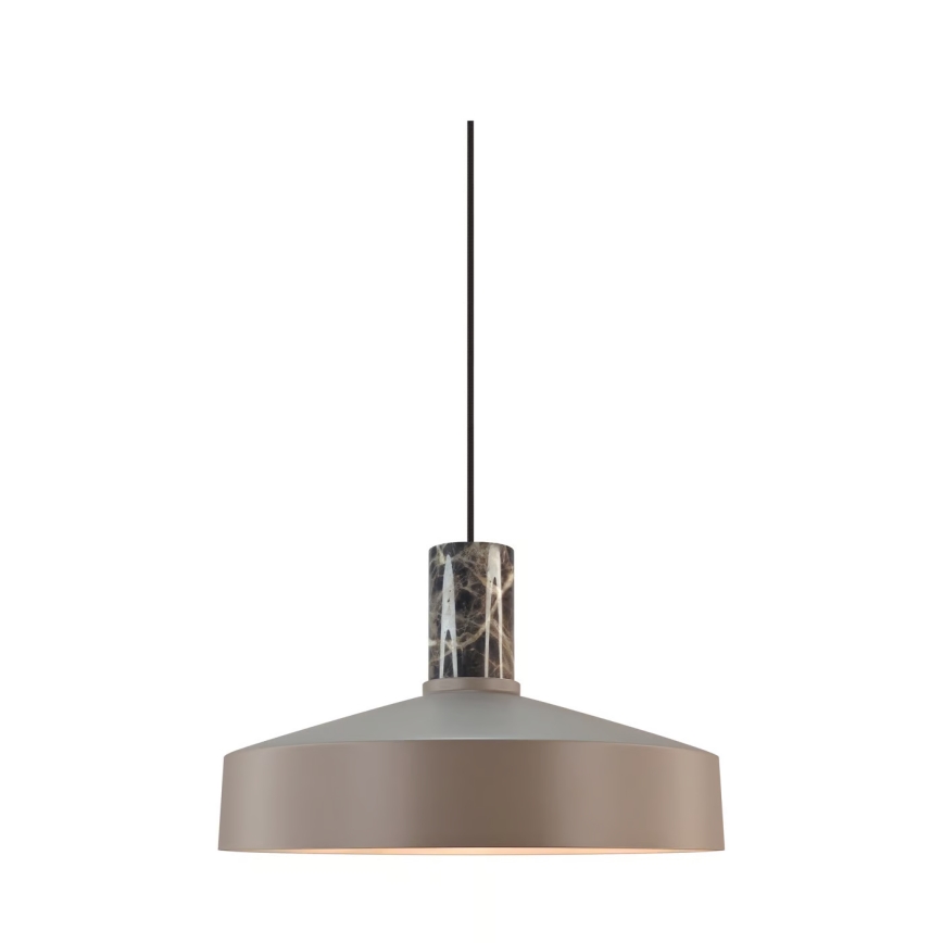 Nordlux - Lestenec na vrvici ELVAS 1xE27/60W/230V pr. 37,5 cm rjava