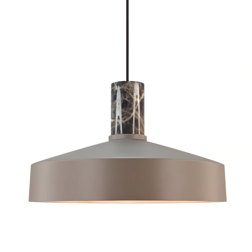 Nordlux - Lestenec na vrvici ELVAS 1xE27/60W/230V pr. 37,5 cm rjava