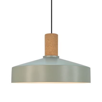 Nordlux - Lestenec na vrvici ELVAS 1xE27/60W/230V pr. 37,5 cm zelena