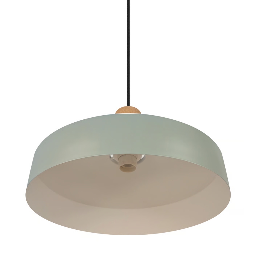 Nordlux - Lestenec na vrvici ELVAS 1xE27/60W/230V pr. 37,5 cm zelena