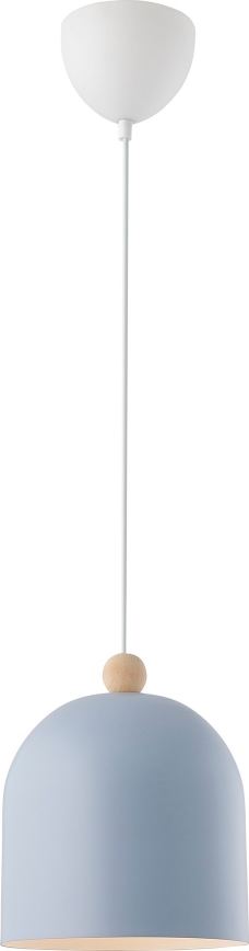 Nordlux - Lestenec na vrvici GASTON 1xE27/40W/230V modra/bela