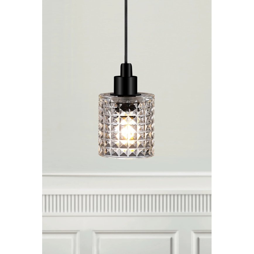 Nordlux - Lestenec na vrvici HOLLYWOOD 1xE27/60W/230V prozorna