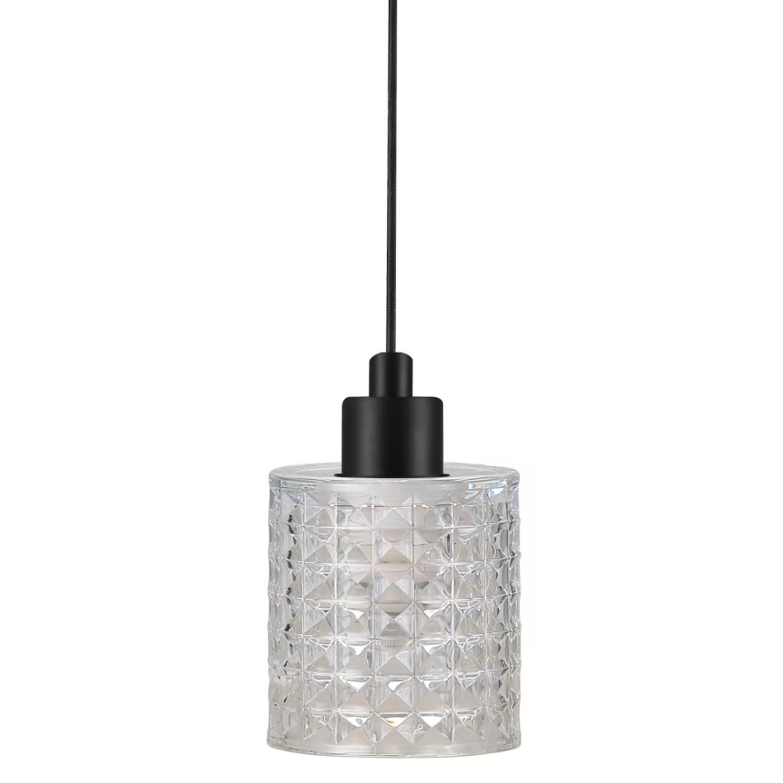 Nordlux - Lestenec na vrvici HOLLYWOOD 1xE27/60W/230V prozorna