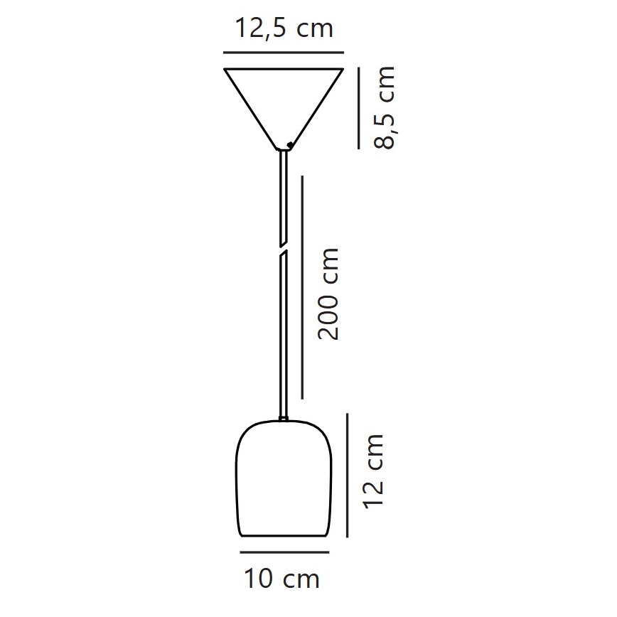 Nordlux - Lestenec na vrvici NOTTI 1xE27/25W/230V oranžna
