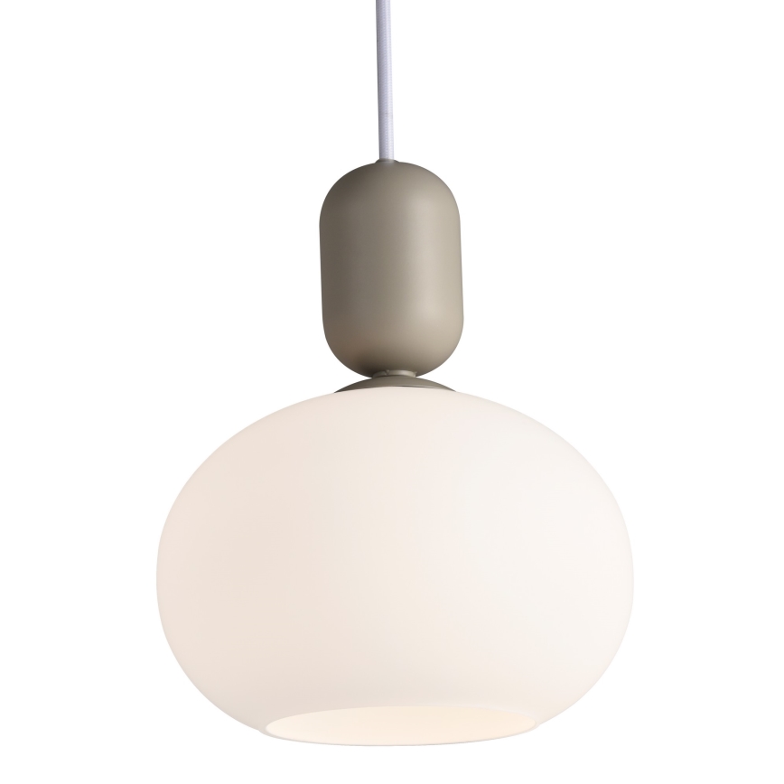 Nordlux - Lestenec na vrvici NOTTI 1xE27/40W/230V siva