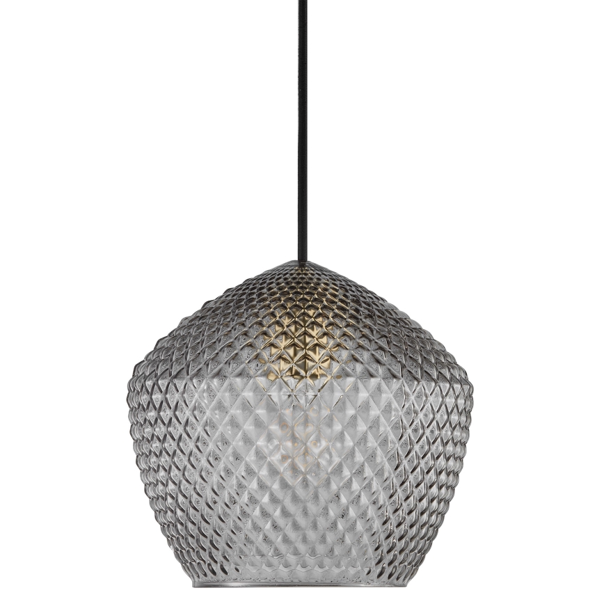 Nordlux - Lestenec na vrvici ORBIFORM 1xE27/40W/230V črna/siva