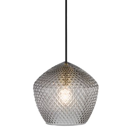 Nordlux - Lestenec na vrvici ORBIFORM 1xE27/40W/230V črna/siva