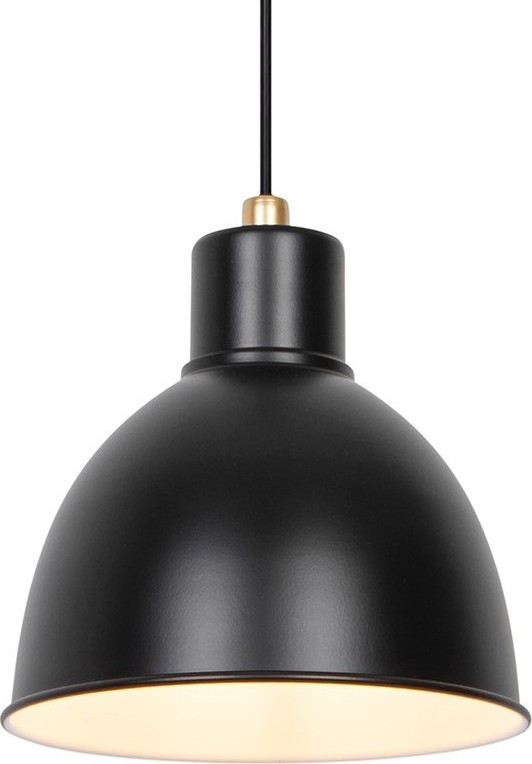 Nordlux - Lestenec na vrvici POP 1xE27/40W/230V črna/zlata