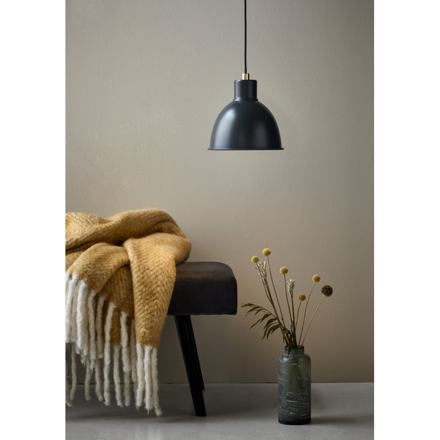 Nordlux - Lestenec na vrvici POP 1xE27/60W/230V črna