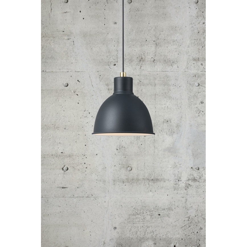 Nordlux - Lestenec na vrvici POP 1xE27/60W/230V črna