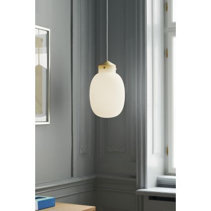 Nordlux - Lestenec na vrvici RAITO 1xE27/25W/230V medenina/bela