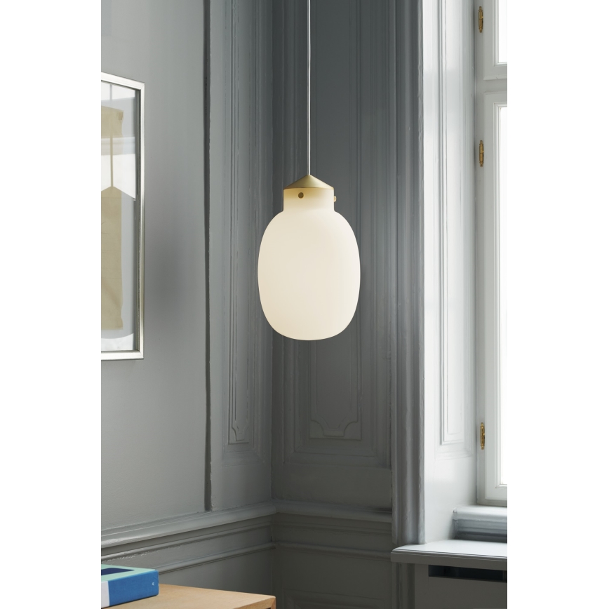 Nordlux - Lestenec na vrvici RAITO 1xE27/25W/230V medenina/bela
