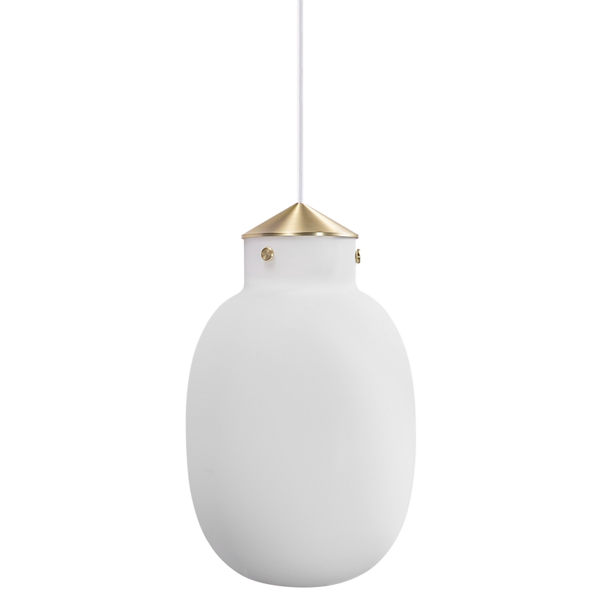 Nordlux - Lestenec na vrvici RAITO 1xE27/25W/230V medenina/bela