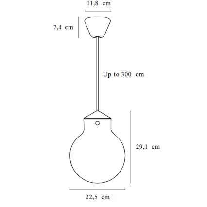 Nordlux - Lestenec na vrvici RAITO 1xE27/25W/230V medenina/bela