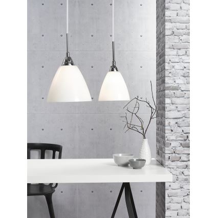 Nordlux - Lestenec na vrvici READ 1xE14/40W/230V sijajni krom
