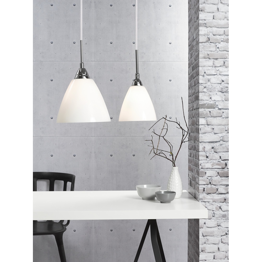 Nordlux - Lestenec na vrvici READ 1xE14/40W/230V sijajni krom