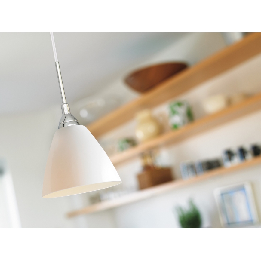 Nordlux - Lestenec na vrvici READ 1xE14/40W/230V sijajni krom