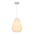 Nordlux - Lestenec na vrvici SALLINO 1xE27/15W/230V premer 24 cm bela