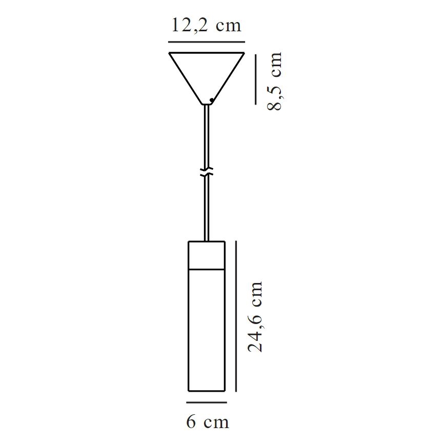 Nordlux - Lestenec na vrvici TILO 1xGU10/15W/230V črna