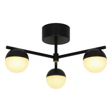 Nordlux - Nadgradni lestenec CONTINA 3xG9/5W/230V črna