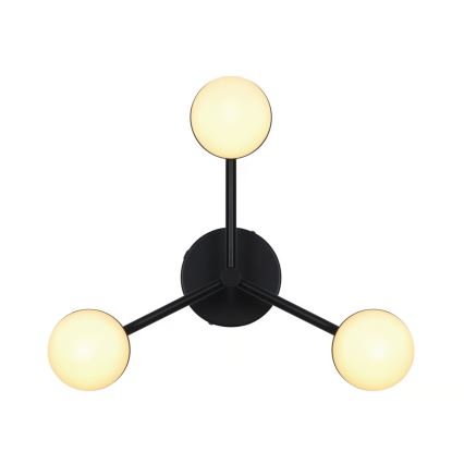 Nordlux - Nadgradni lestenec CONTINA 3xG9/5W/230V črna