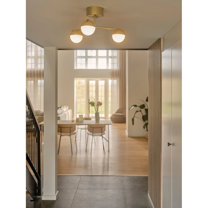 Nordlux - Nadgradni lestenec CONTINA 3xG9/5W/230V medenina