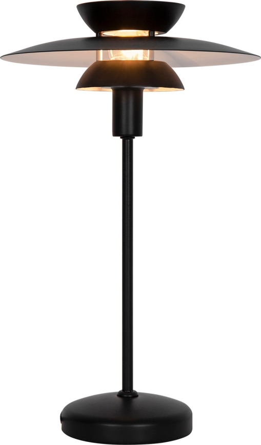 Nordlux - Namizna svetilka CARMEN 1xE14/25W/230V črna