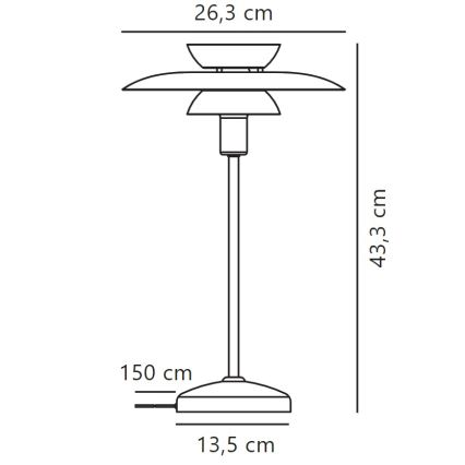 Nordlux - Namizna svetilka CARMEN 1xE14/25W/230V črna