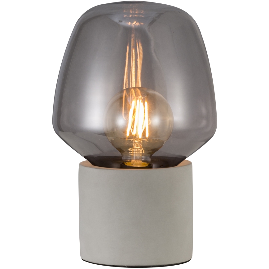 Nordlux - Namizna svetilka CHRISTINA 1xE27/25W/230V beton/črna