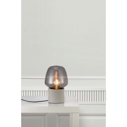 Nordlux - Namizna svetilka CHRISTINA 1xE27/25W/230V beton/črna