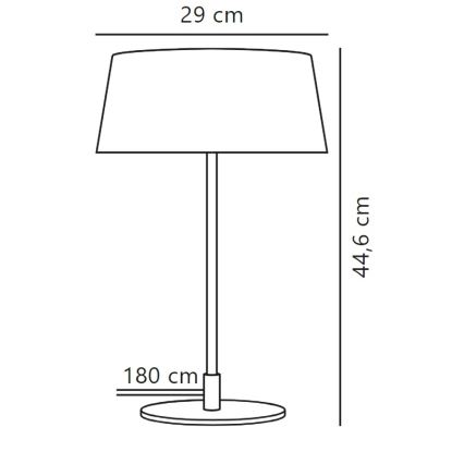 Nordlux - Namizna svetilka CLASI 3xE14/10W/230V