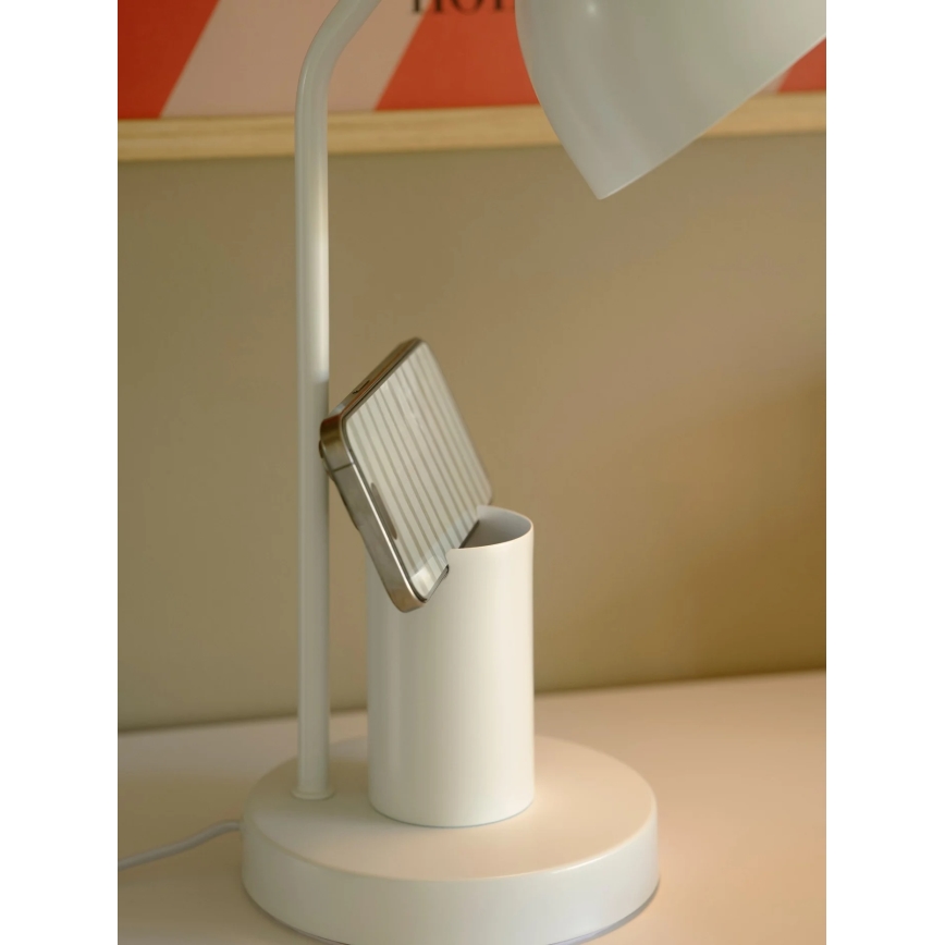 Nordlux - Namizna svetilka DEVONE 1xE27/15W/230V bela