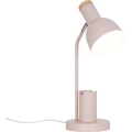 Nordlux - Namizna svetilka DEVONE 1xE27/15W/230V rožnata