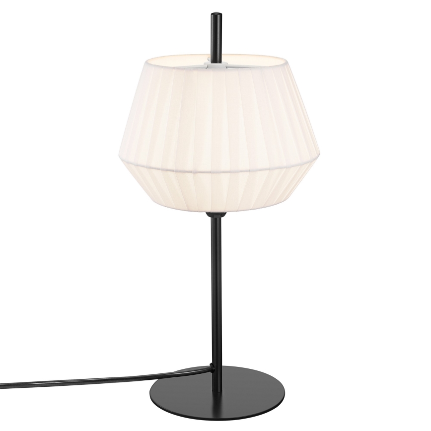 Nordlux - Namizna svetilka DICTE 1xE14/40W/230V bela/črna