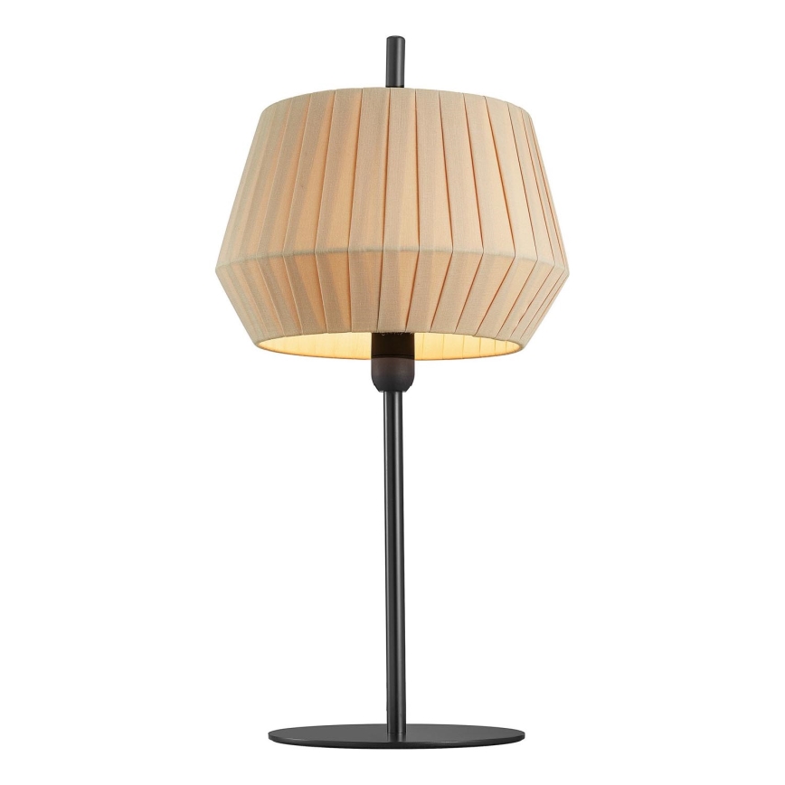Nordlux - Namizna svetilka DICTE 1xE14/40W/230V bež/črna
