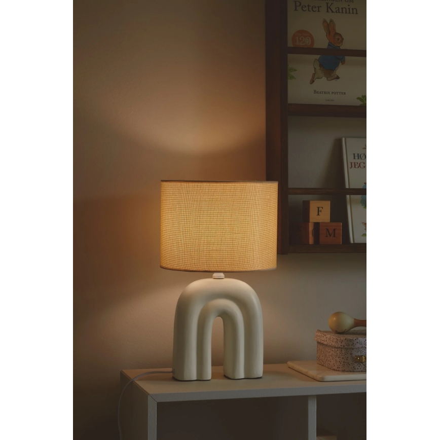 Nordlux - Namizna svetilka HAZE 1xE27/40W/230V bež