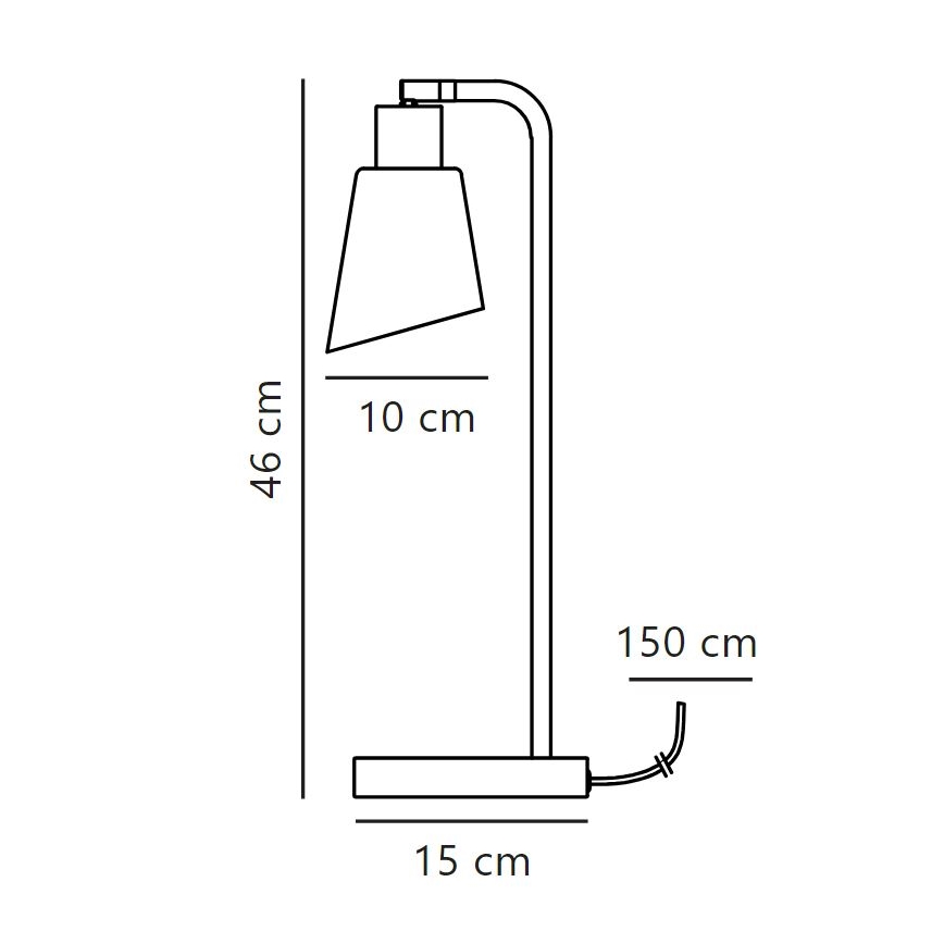 Nordlux - Namizna svetilka MOLLI 1xE14/25W/230V